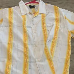 Y2k South Pole Yellow and White Shirt